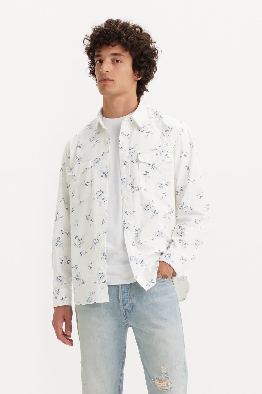 RELAXED FIT WESTERN FULL FLORAL