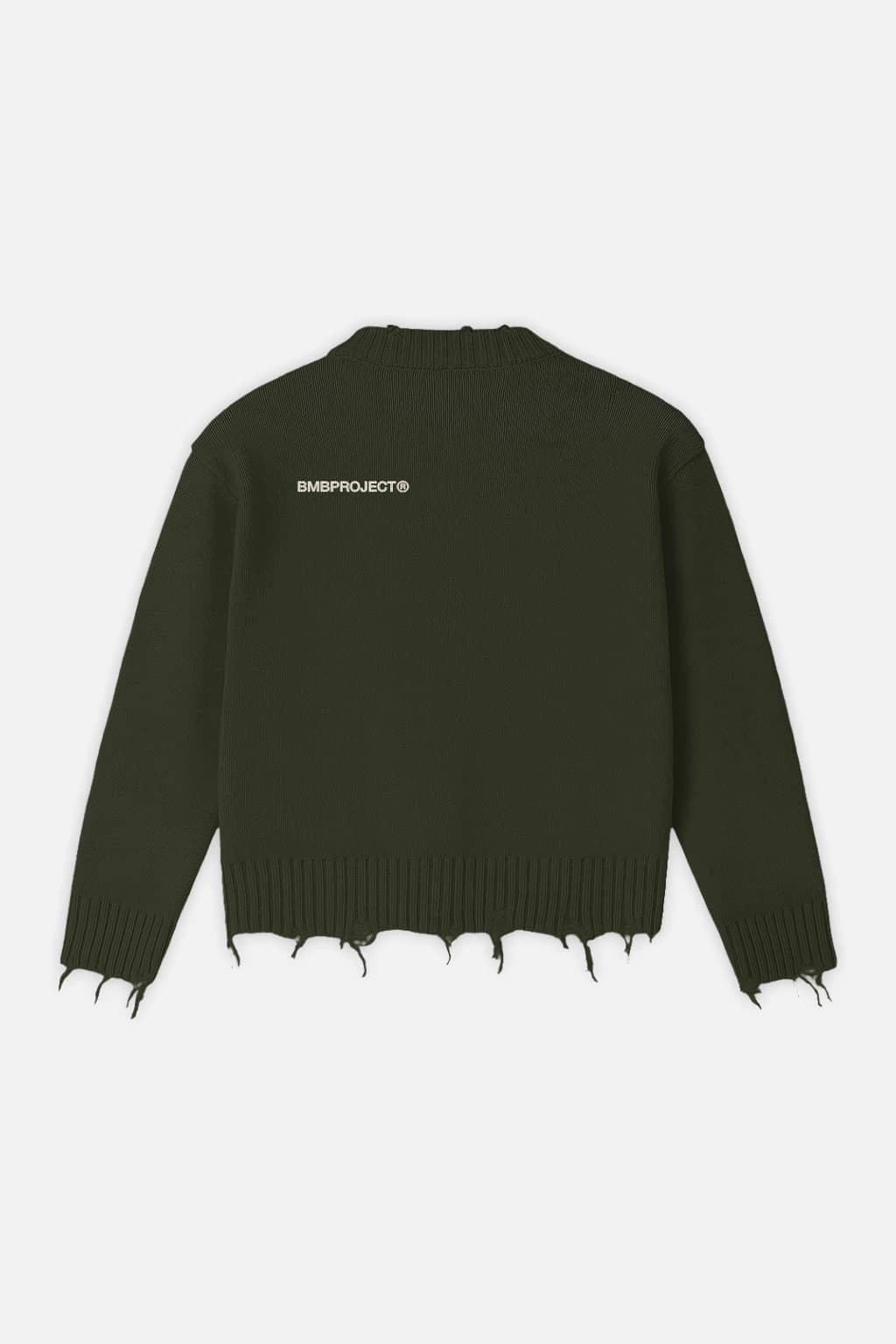 SWEATER VERDE MILITAR | BMBPROJECT